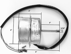 30 WATT MINI SPLIT CONDENSER FAN MOTOR 220V/50-60Hz-5/16″ SHAFT DIAMETER.