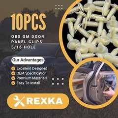 10-Piece Door Trim Panel Retainer Clip Compatible with Blazer Sil Color: 10pcs