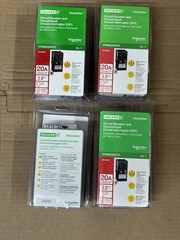New Square D Homeline 20 Amp 2-Pole GFCI Breaker HOM220GFIC 120/240V Lot of 4