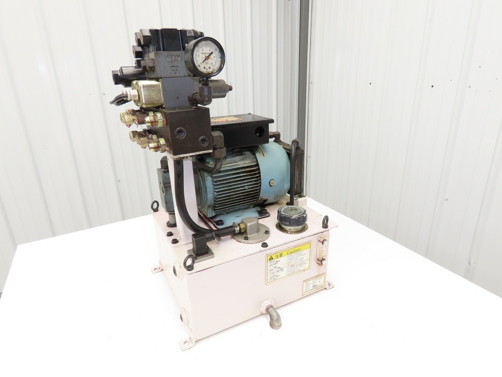 Okuma Hydraulic Power Unit 5gal Tank 8gpm 1100psi Nachi Uni Pump 3Hp 220V