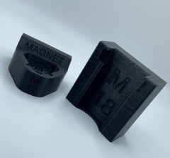 Magnet Battery Holder for Milwaukee M12/M18, Storage, Organize, Mount, Pack of 2