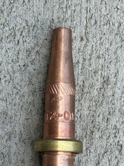 Lot Of 2 Pieces OEM Smith By Miller 2″ Genuine Acetylene Cutting Tip SC12-3