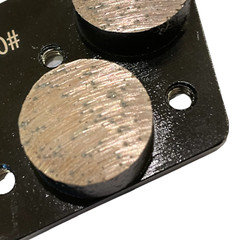 6 Pack Trapezoidal Grinding Disc Medium Bond for Concrete Floor Grinders 30 Grit