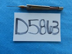 D5863 Synergetics Morris Vertical 20G Opthalmic Scissors 15.5cm 10.24