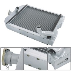 8N8005 86551430 2 low Full Aluminum Radiator For Ford Tractor 2N 8N 9N Model