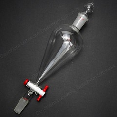 500ml Borosilicate Glass Separatory Funnel with PTFE Stopcock