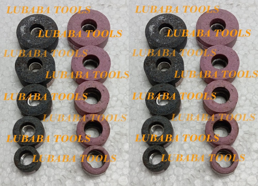 20PCS Kit Of VALVE SEAT GRINDING STONES For B & D HOLDER 9/16″ Thread 80 Grit.