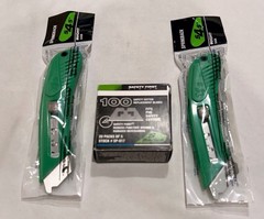PHC S4S Right-Hand Safety Cutter, Green, Safety Blades, MPN S4SBR