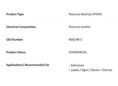 PVA Polyvinyl Alcohol 100g PVOH Kuraray Poval 3 80 Granules 9002 89 5 Pure Grade