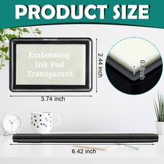 LemonSecret 4 Pcs Emboss It Kit Included 2 Clear Embossing Ink classic color