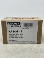 BRAND NEW! 100 Pack Lincoln Electric Contact Tip Heavy Duty .045 in KP14H-45 (4)