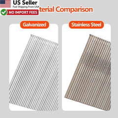 18 Gauge Galvanized Brad Nails Assorted 3/4″ 1-1/4″ 2″ 1100 Pack FROM USA