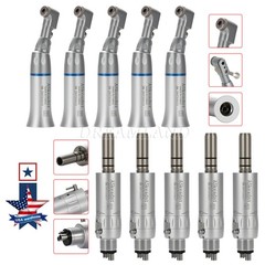 Dental Low Speed External Water Spray Contra Air Motor Handpiece 4Holes 1-10*