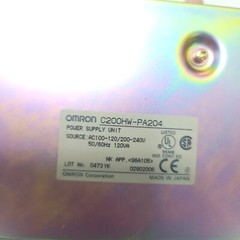 Omron C200HW-PA204 Power Supply Unit 100-240v-ac