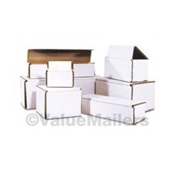 250 – 4 x 3 x 2 White Corrugated Shipping Mailer Packing Box Boxes