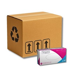 Bingold Disposable Gloves Nitrile 35PLUS, White M Box Cleaning Gloves Gloves