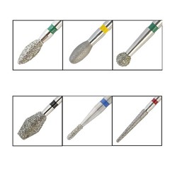 Dental Diamond Burs FG Long Surgical Bur Round Ball Taper Bur 368 801 850 856
