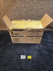 (QTY 100) ASP GLOBAL GNA450L2 DISPOSABLE ISOLATION GOWN FULL BACK AAMI LEVEL2
