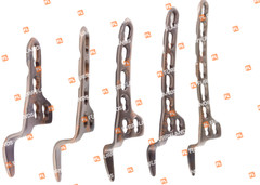 3.5mm Claviclë Hook Safety Locking Plates 2H-6Holes L/R & Screw 81Pcs Set Ti
