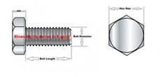 M4-0.7×12 Hex Head Cap Screws M4x0.7×12 Bolts 4mm x 0.7 x 12mm Bolt M4x0.7 x 12