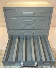 NEUMADE 5-Drawer STACKABLE Photography Metal File Cabinet 15.5” W x 13”H x 13”D