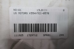 Us Motors K55HXTEC-8578 Ac Motor 48y 1/4hp 825rpm 460v-ac 1ph