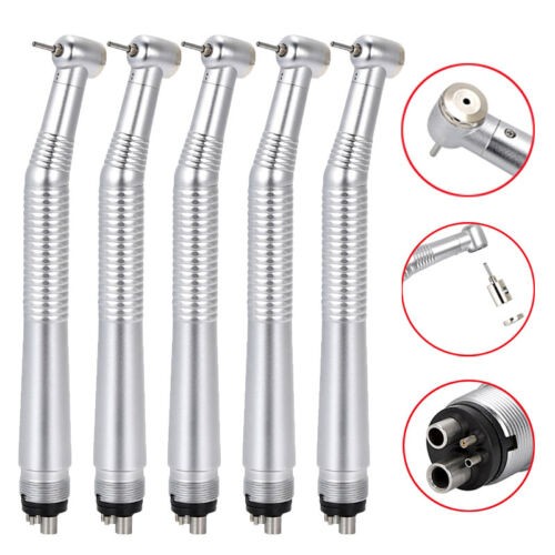 10X Dental High Speed Handpiece Standard Turbine w/ Wrench Key Bur Type 4 Holes