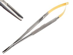 Castroviejo 7 inches Micro Needle Holder Driver with Tungsten Carbide