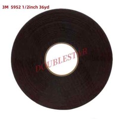 3M 5952 VHB Tape, Black 1/2″ Wide x 36 Yards Long, 45.0 Mil (Pack of 1)