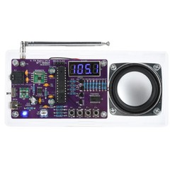 Digital Tube FM Radio Electronic Kit DIY Soldering Practice Kit 87.5MHz~108MHz