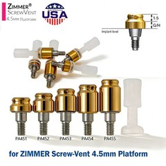 Dental Fit Zest Locator Abutment Legacy Anchor Overdenture Hiossen Zimmer Nobel