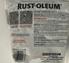Rust-Oleum Decorative Color Chips Metallic Silver Blend 1 LB Item # 336054
