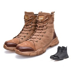 SUYSTEX MEN SAFETY BOOTS ARMY MILITARY TACTICAL STEEL TOE CAP COMBAT WORK SHOES