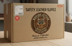 12 pairs Bulk Eco Grade Goat Leather Driver Safety Leather Gloves PPE Size L.