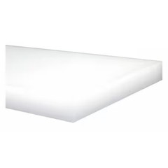 Off-White Hdpe Sheet Stock 48″ L X 12″ W X 0.375″ Thick, 1Zak6