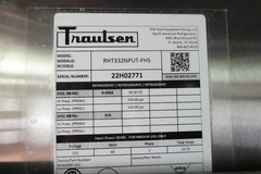 NEW TRAULSEN THREE SECTION SELF-CONTAINED PASS-THRU REFRIGERATOR MODEL RHT332NPU