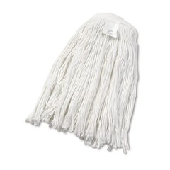 Boardwalk 2024RCT No. 24 Rayon Cut-End Wet Mop Head – White (12/Carton) New