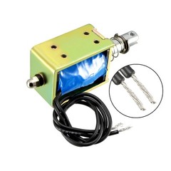 DC 12V 15N 10mm Push Pull Genre Open Frame Linear Motion Solenoid Electromagnet