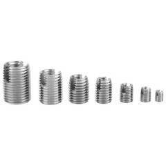 50x Metric Thread Inserts M3-M16 Stainless Steel Self-Tapping For Workshop Use