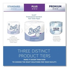 Scott 04460RL 2-Ply Essential Standard Roll Bathroom Tissue – WT (550/RL) New