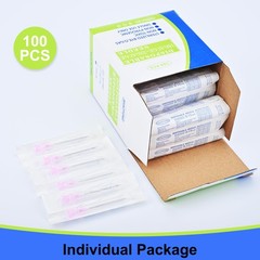 32 Gauge 1/2inch(13mm) 100-Pack Dispensing Needle with 32G 0.5 Inch (13MM)