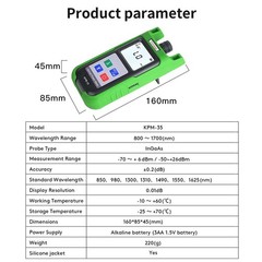 Komshine Fiber Light Source KLS-35 1310/1550nm +KPM-35-A Optical Power Meter