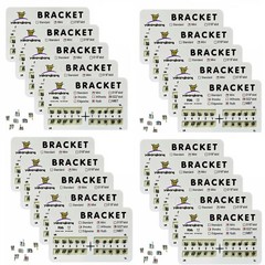20 packs Dental metal Orthodontic Braces Brackets Mini Roth 022″Slot 3 Hooks #3