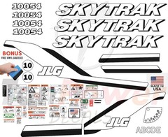 Fits JLG 10054 Decal Kit Telehandler – 8 YEAR OUTDOOR – 3M VINYL/FREE SHIPPING