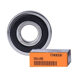 (2 PACK) USA TIMKEN 6304-2RS 20X52X15MM Double Rubber Seal Ball Bearings