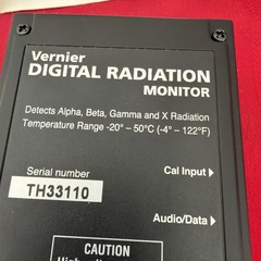 Vernier Digital Radiation Monitor Detects Alpha, Beta ,Gamma and X Radiation