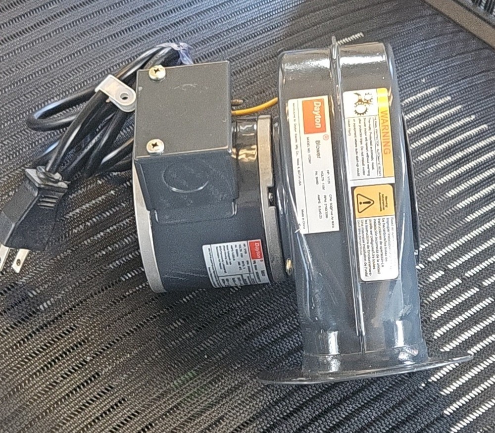 Dayton 1Tdn7 Round Oem Blower, With Dayton Motor .