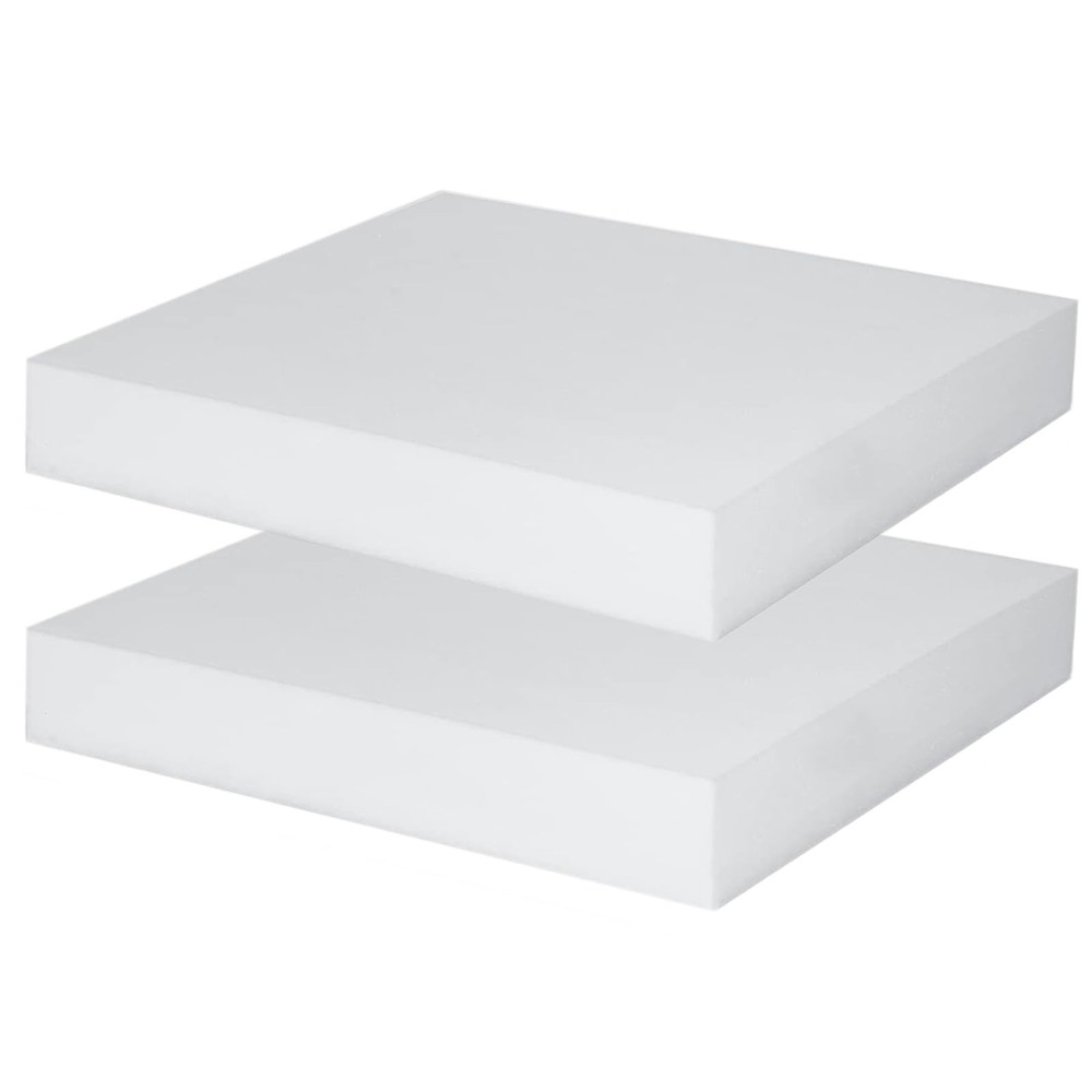 Polyurethane Foam 2 PCS 16 x 12 x 2 inch, High Density Cushion Foam for Seat …