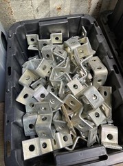5 Hole U Shaped Kindorf UniStrut Connector Bracket