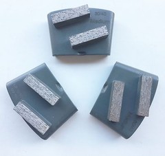 New 3PK 30/40 Medium Bond HTC Quick Change Diamond Floor Grinding Segments